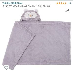Baby Gund Owl Blanket